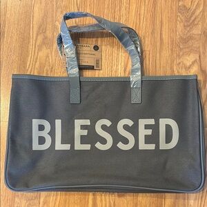 Blessed Canvas Tote Bag by Santa Barbara Design Studio NWT
